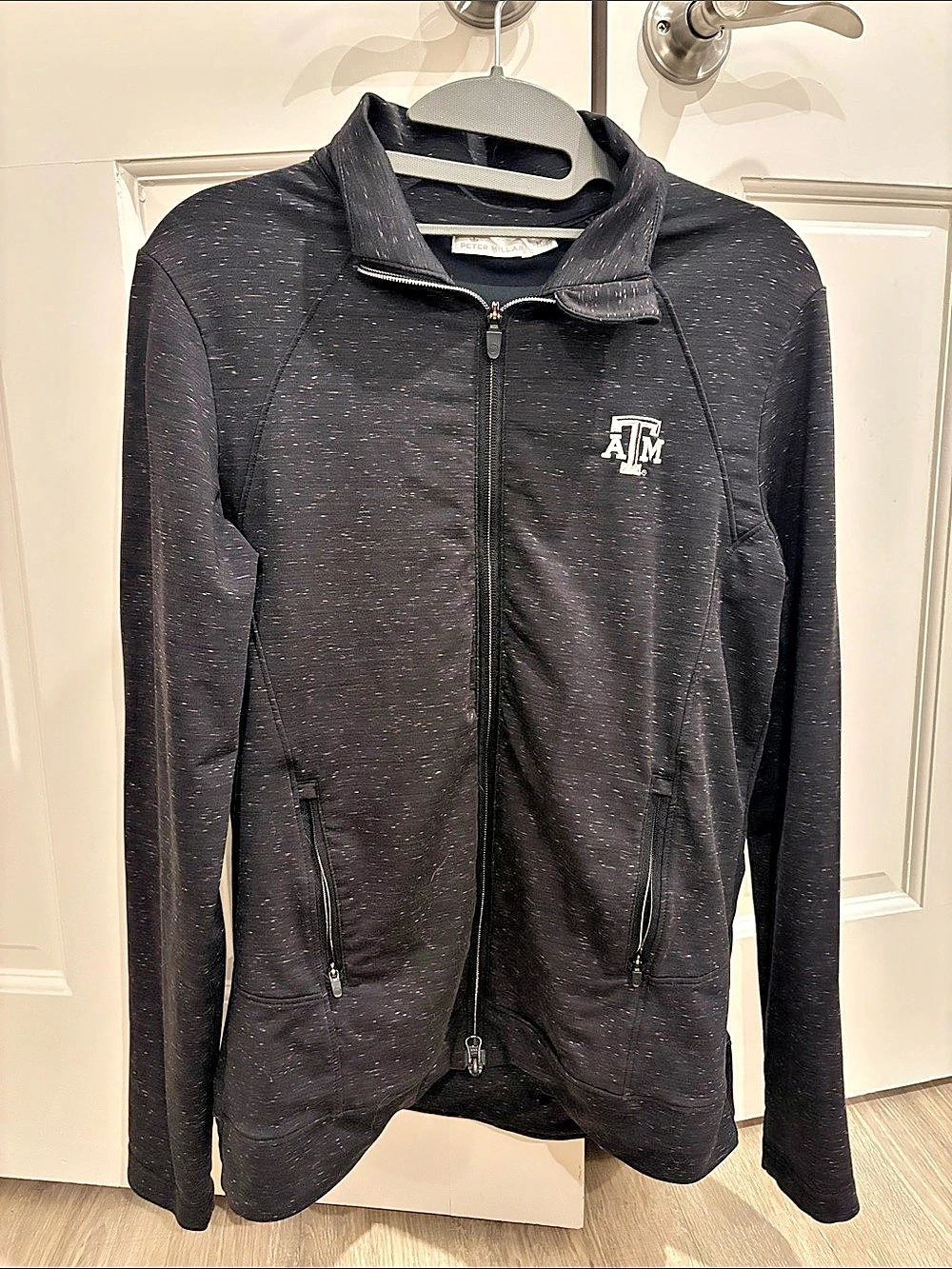 Texas A&M Black Full-Zip Athletic Jacket